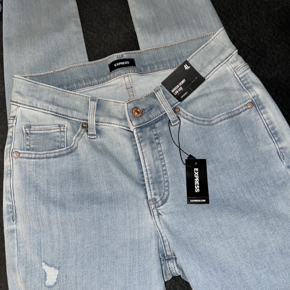 New express jeans size 4 long - Picture 3 of 17